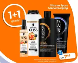 Trekpleister Gliss en Syoss haarverzorging aanbieding