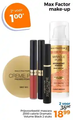 Trekpleister Max Factor make-up aanbieding