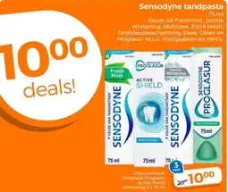 Trekpleister Sensodyne tandpasta aanbieding