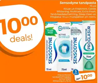 Trekpleister Sensodyne tandpasta aanbieding