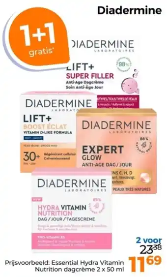 Trekpleister Diadermine aanbieding