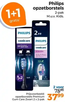 Trekpleister Philips opzetborstels aanbieding