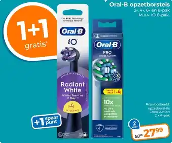 Trekpleister Oral-B opzetborstels aanbieding