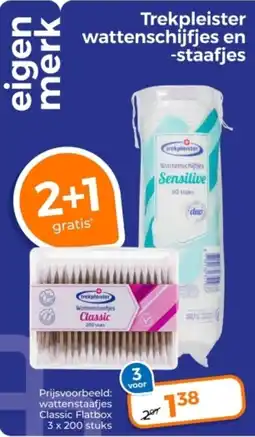 Trekpleister Trekpleister Wattenschijfjes en Staafjes aanbieding