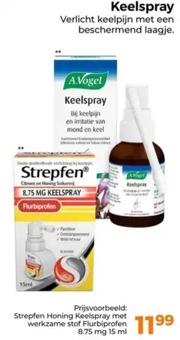 Trekpleister Keelspray aanbieding