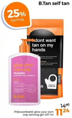 Trekpleister B.Tan self tan aanbieding