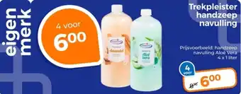 Trekpleister Trekpleister handzeep navulling aanbieding