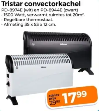 Trekpleister Tristar convectorkachel aanbieding