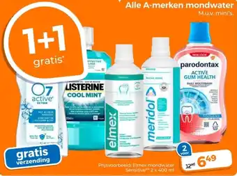 Trekpleister Alle A-merken mondwater aanbieding