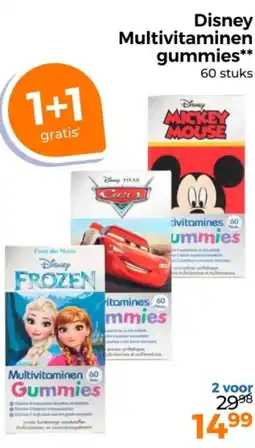 Trekpleister Disney Multivitaminen gummies aanbieding