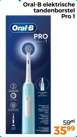 Trekpleister Oral-B elektrische tandenborstel Pro 1 aanbieding