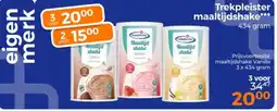 Trekpleister Trekpleister maaltijdshake aanbieding