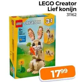 Trekpleister LEGO Creator Lief konijn aanbieding