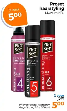 Trekpleister Proset haarstyling aanbieding