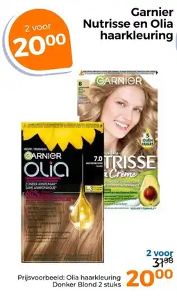 Trekpleister Garnier Nutrisse en Olia haarkleuring aanbieding