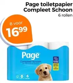 Trekpleister Page toiletpapier Compleet Schoon aanbieding