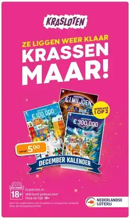 Trekpleister Krasloten aanbieding
