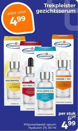 Trekpleister Trekpleister gezichtsserum aanbieding