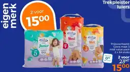 Trekpleister Trekpleister luiers aanbieding