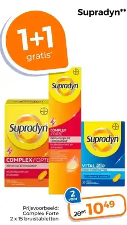 Trekpleister Supradyn aanbieding
