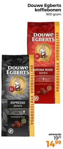 Trekpleister Douwe Egberts koffiebonen aanbieding