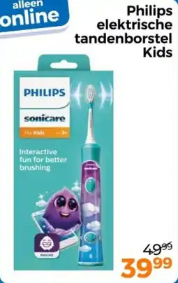 Trekpleister Philips elektrische tandenborstel Kids aanbieding