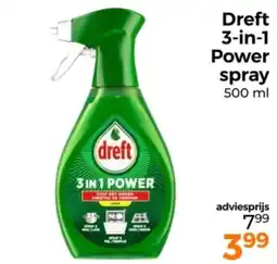 Trekpleister Dreft 3-in-1 Power spray aanbieding