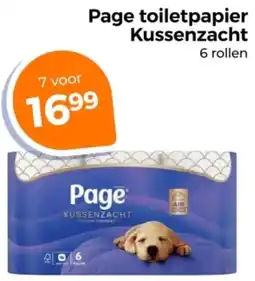 Trekpleister Page toiletpapier Kussenzacht aanbieding