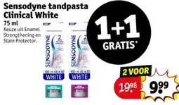 Kruidvat Sensodyne tandpasta Clinical White aanbieding