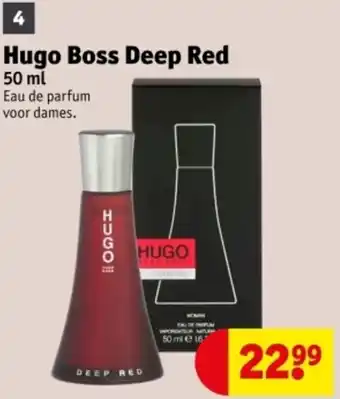 Kruidvat Hugo Boss Deep Red aanbieding