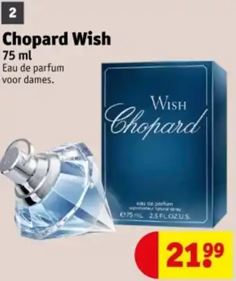 Kruidvat Chopard Wish aanbieding