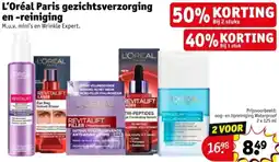 Kruidvat L'Oréal Paris gezichtsverzorging en reiniging aanbieding