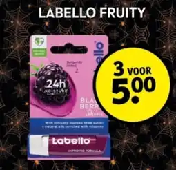 Kruidvat Labello fruity lippenbalsem aanbieding