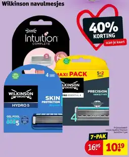 Kruidvat Wilkinson navulmesjes aanbieding