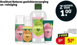 Kruidvat Kruidvat Natures gezichtsverzorging en reiniging aanbieding