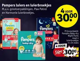 Kruidvat Pampers luiers en luierbroekjes aanbieding