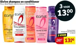 Kruidvat Elvive shampoo en conditioner aanbieding