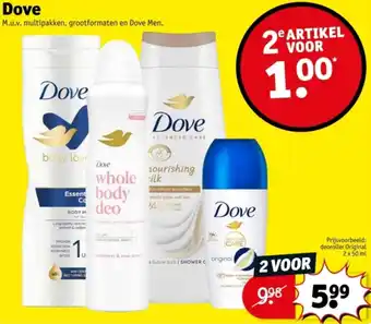 Kruidvat Dove aanbieding