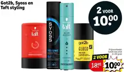 Kruidvat Got2b, Syoss en Taft styling aanbieding