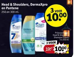 Kruidvat Head & Shoulders, DermaXpro en Pantene aanbieding