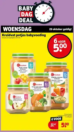 Kruidvat Kruidvat potjes babyvoeding aanbieding