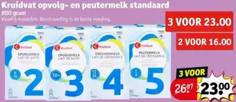 Kruidvat Kruidvat opvolg en peutermelk standaard aanbieding
