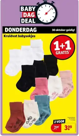 Kruidvat Kruidvat babysokjes aanbieding