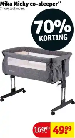 Kruidvat Mika Micky co-sleeper aanbieding