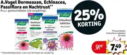 Kruidvat A.Vogel Dormeasan, Echinacea, Passiflora en Nachtrust aanbieding