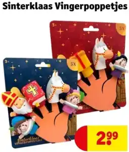 Kruidvat Sinterklaas Vingerpoppetjes aanbieding