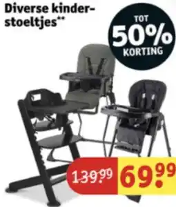 Kruidvat Diverse kinderstoeltjes aanbieding