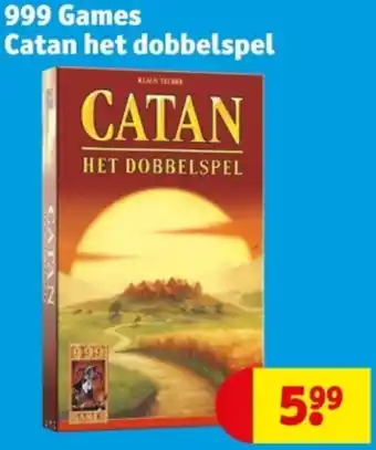 Kruidvat 999 Games Catan het dobbelspel aanbieding