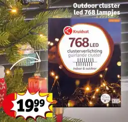 Kruidvat Outdoor cluster led 768 lampjes aanbieding