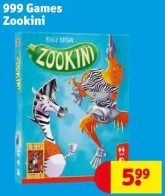 Kruidvat 999 Games Zookini aanbieding
